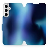 Mobiwear Samsung Galaxy A16 4G / 5G flip tok - kék árnyalat - Mobiltelefon tok