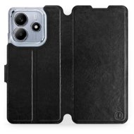 Mobiwear flip knížkové pro Xiaomi Redmi Note 14 5G - Černé - Phone Case
