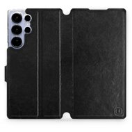 Mobiwear flip knížkové pro Samsung Galaxy S25 Ultra - Černé - Phone Case