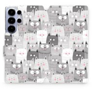 Mobiwear flip book for Samsung Galaxy S25 Ultra - Cats - Phone Case