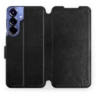Mobiwear flip book for Samsung Galaxy S25 Plus - Black - Phone Case