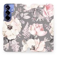 Mobiwear flip knížkové pro Samsung Galaxy S25 Plus - Květy - Phone Case