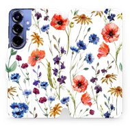 Mobiwear flip knížkové pro Samsung Galaxy S25 Plus - Kvítí - Phone Case