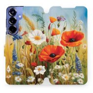Mobiwear flip knížkové pro Samsung Galaxy S25 Plus - Letní louka - Phone Case