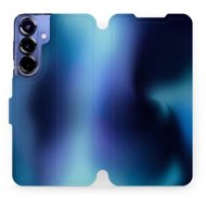 Mobiwear flip knížkové pro Samsung Galaxy S25 Plus - Modrý odstín - Phone Case