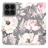 Mobiwear flip book for Xiaomi 15 - Flowers - Phone Case