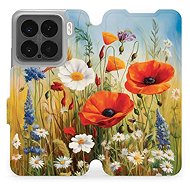 Mobiwear flip book for Xiaomi 15 - Summer Meadow - Phone Case