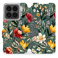 Mobiwear flip knížkové pro Xiaomi 15 - Zelená louka - Phone Case