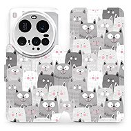 Mobiwear flip knížkové pro Xiaomi 15 Ultra - Kočičky - Phone Case