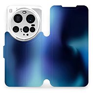 Mobiwear flip knížkové pro Xiaomi 15 Ultra - Modrý odstín - Phone Case
