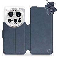 Mobiwear flip knížkové pro Xiaomi 15 Ultra - Modré, kožené - Phone Case