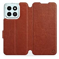 Mobiwear flip knížkové pro Honor X6b - Hnědé - Phone Case