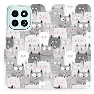Mobiwear flip knížkové pro Honor X6b - Kočičky - Phone Case
