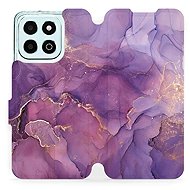 Mobiwear flip knížkové pro Honor X6b - Fialový mramor - Phone Case