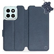 Mobiwear flip knížkové pro Honor X6b - Modré, kožené - Phone Case