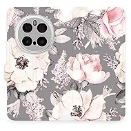 Mobiwear flip knížkové pro Honor Magic7 Pro 5G - Květy - Phone Case