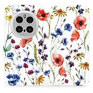 Mobiwear flip knížkové pro Honor Magic7 Pro 5G - Kvítí - Phone Case