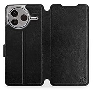 Mobiwear flip book for POCO F7 Pro 5G - Black - Phone Case