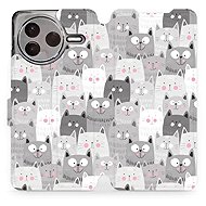 Mobiwear flip knížkové pro POCO F7 Pro 5G - Kočičky - Phone Case