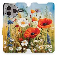 Mobiwear flip knížkové pro POCO F7 Pro 5G - Letní louka - Phone Case