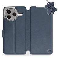 Mobiwear flip book for POCO F7 Pro 5G - Blue, leather - Phone Case