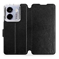 Mobiwear flip knížkové pro POCO M7 Pro 5G - Černé - Phone Case