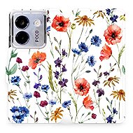 Mobiwear flip knížkové pro POCO M7 Pro 5G - Kvítí - Phone Case