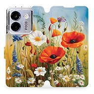 Mobiwear flip book for POCO M7 Pro 5G - Summer Meadow - Phone Case