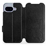 Mobiwear flip book for Google Pixel 9a - Black - Phone Case