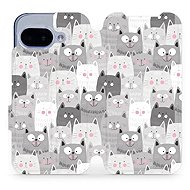 Mobiwear flip knížkové pro Google Pixel 9a - Kočičky - Phone Case