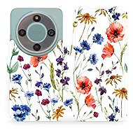 Mobiwear Flip Case for Honor Magic8 Lite - MP04S Flowers - Phone Case