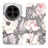Mobiwear Flip Case for Honor Magic8 Pro - MX06S Flowers - Phone Case