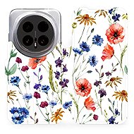 Mobiwear Flip Case for Honor Magic8 Pro - MP04S Flowers - Phone Case