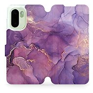Mobiwear Flip Case for OnePlus 15R - VP20S Purple Marble - Phone Case