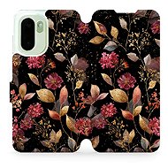 Mobiwear Flip Case for OnePlus 15R - V171S Golden Leaves - Phone Case