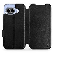 Mobiwear Flip Case for Google Pixel 10a - Black - Phone Case
