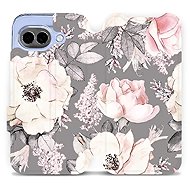 Mobiwear Flip Case for Google Pixel 10a - MX06S Flowers - Phone Case