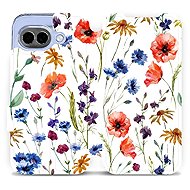 Mobiwear Flip Case for Google Pixel 10a - MP04S Flowers - Phone Case