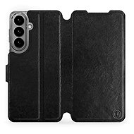 Mobiwear Flip Case for Samsung Galaxy S26 Plus - Black - Phone Case