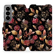 Mobiwear Flip Case for Samsung Galaxy S26 Plus - V171S Golden Leaves - Phone Case