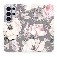 Mobiwear Flip Case for Samsung Galaxy S26 Ultra - MX06S Flowers - Phone Case