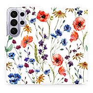 Mobiwear Flip Case for Samsung Galaxy S26 Ultra - MP04S Flowers - Phone Case