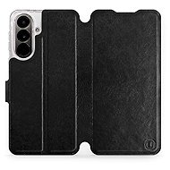 Mobiwear Flip Case for Samsung Galaxy A37 5G - Black - Phone Case
