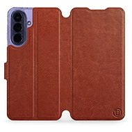 Mobiwear Flip Case for Samsung Galaxy A57 5G - Brown - Phone Case
