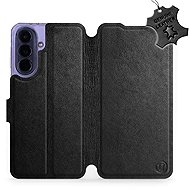 Mobiwear Leather Flip Case for Samsung Galaxy A57 5G - Black - Phone Case