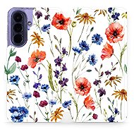 Mobiwear Flip Case for Samsung Galaxy A57 5G - MP04S Flowers - Phone Case