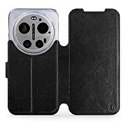 Mobiwear Flip Case for Xiaomi 17 Ultra - Black - Phone Case