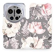 Mobiwear Flip Case for Xiaomi 17 Ultra - MX06S Flowers - Phone Case