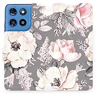Mobiwear Flip Case for Motorola Moto G57 Power - MX06S Flowers - Phone Case
