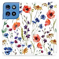 Mobiwear Flip Case for Motorola Moto G57 Power - MP04S Flowers - Phone Case